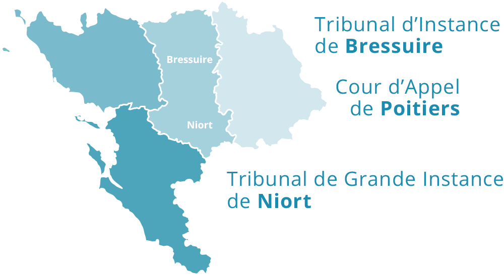 Carte Niort